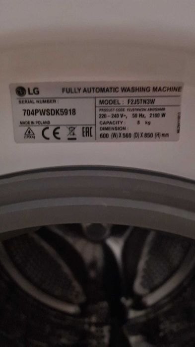 Masina spalat rufe frontala LG A+++