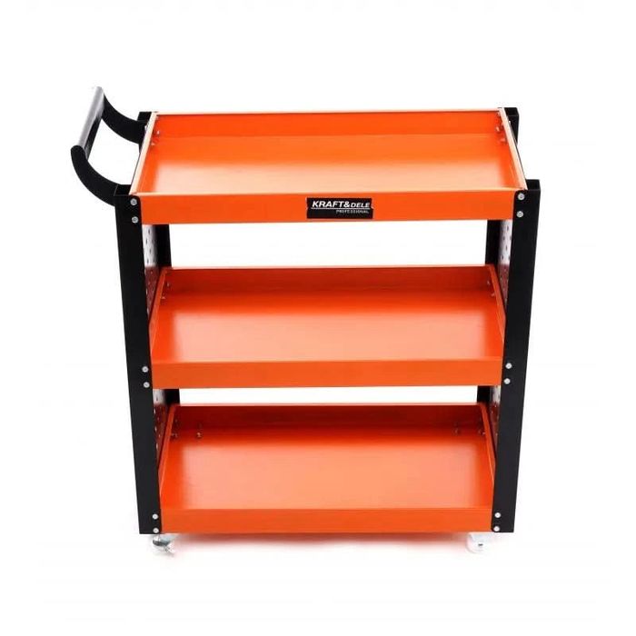 Carucior de atelier cu roti 3 rafturi , Kraft&Dele KD365