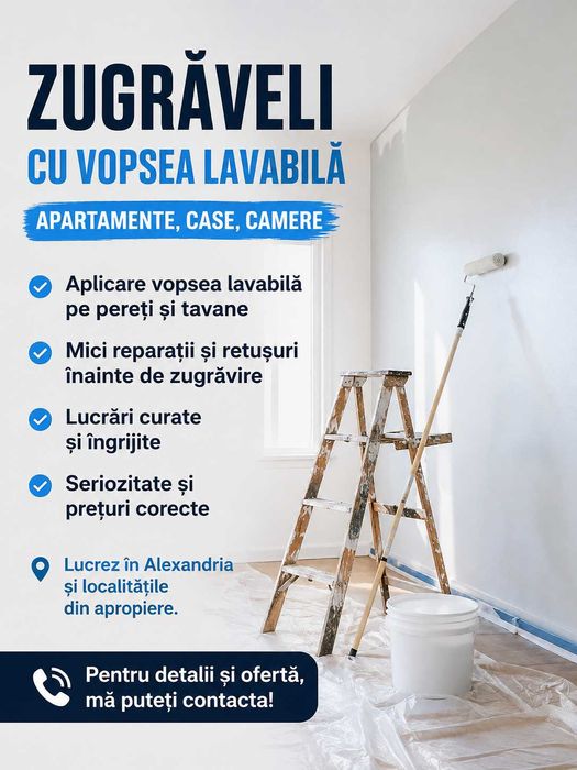 Zugrăveli apartamente case