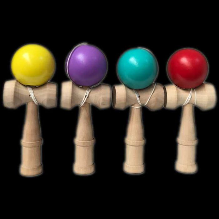 Kendama lemn masiv 18cm cu Bila 6cm