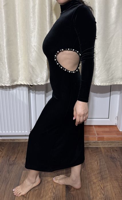 Rochie din catifea fina