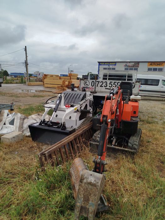 Inchiriez mini excavator ,mini incarcator ,placa vibranta etc