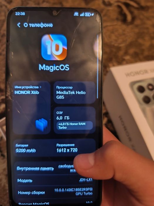 Продам телефон, Honor X6b 256gb