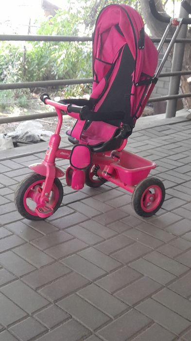 Коляска велосипед детский