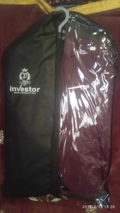 Костюм брюк детски тезда сотилади, ҳолати янги, ранги бардовий