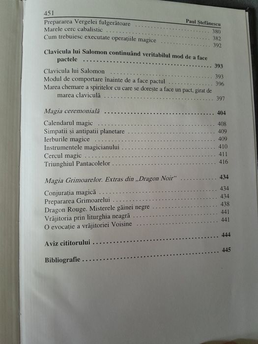 RARA Carte vraji Misterele Magiei - cartonata 2005 - 451 pag- colectie