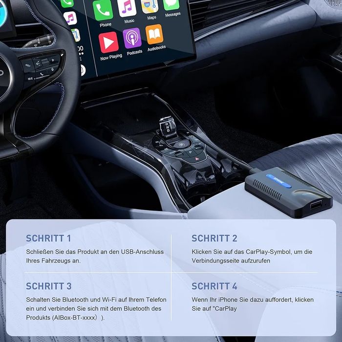 Wireless Android auto/Carplay - merge pe orice 99% din masini - Brasov
