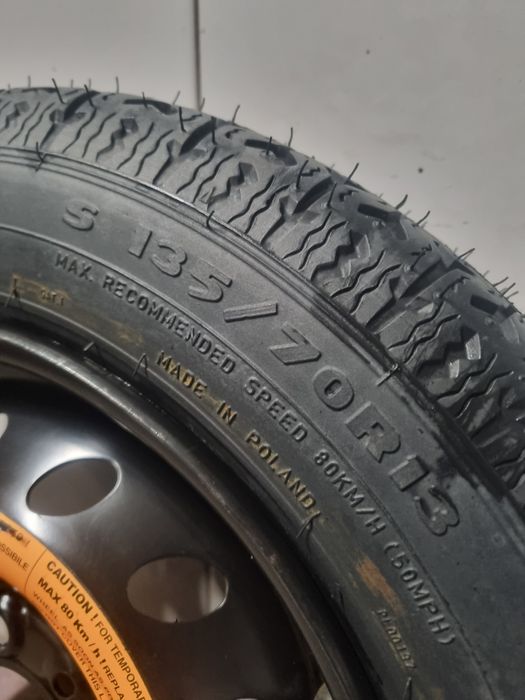 Roata rezerva Slim 4x98 ET 33 Fiat Soicento Anvelopa 135/70/R13