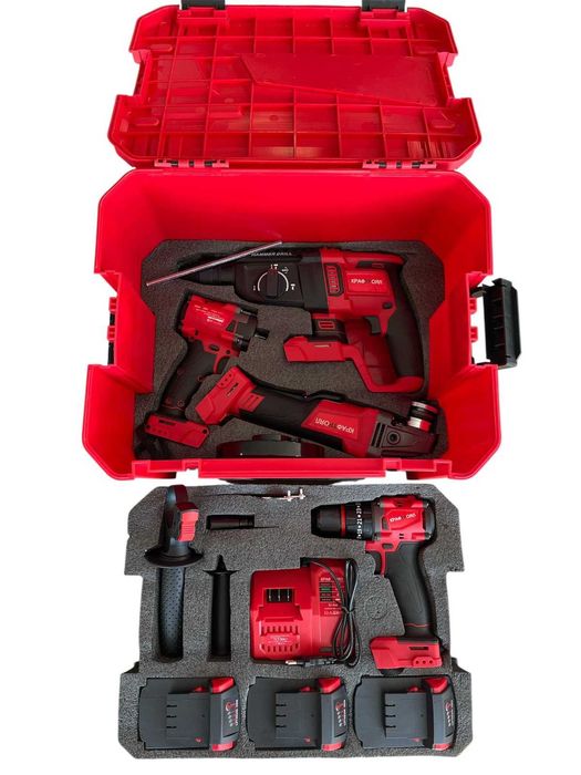 Акумулаторен к-т Перфоратор/Шлайф/Гайковерт/Винтоверт 36V 8,0AH KRAFТ