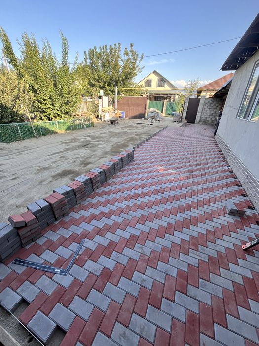 Укладка брусчатки,плитка