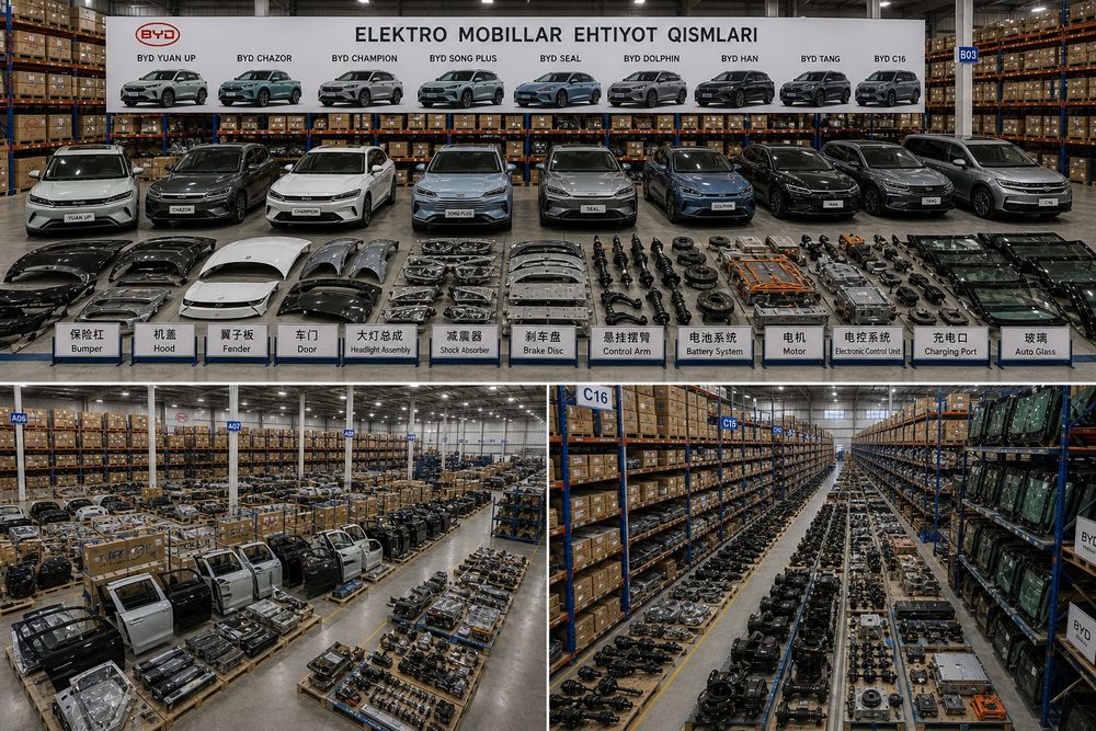 Zapchast Elektro mobil Запчаст Електро мобиле BYD