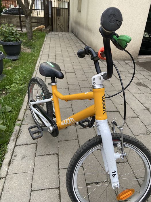 Bicicletă Woom 3, 16”, galbena