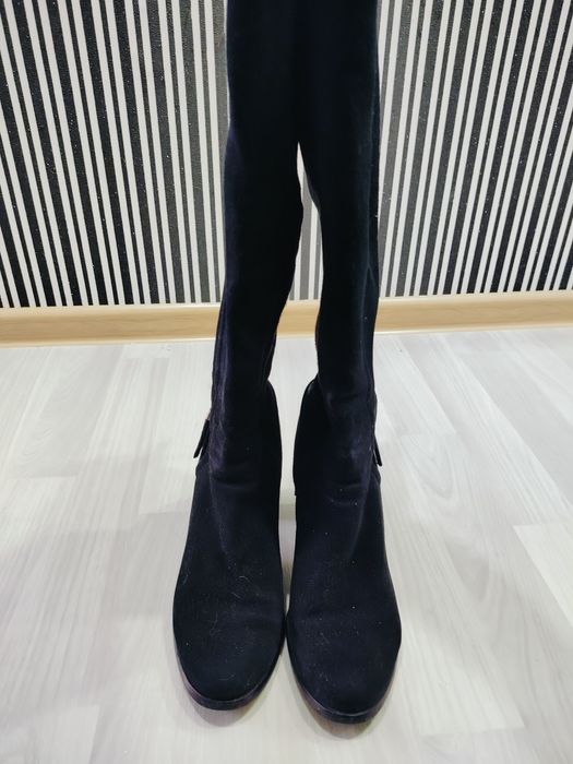 Продам сапоги замшевые