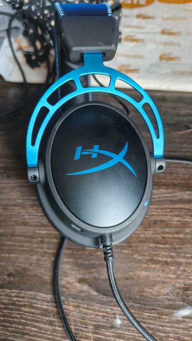 Игровые наушники HyperX Cloud Alpha S Blue