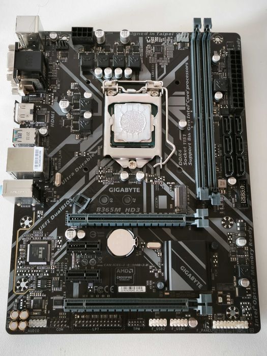 мат-плата + процессор Gigabyte B365M HD3