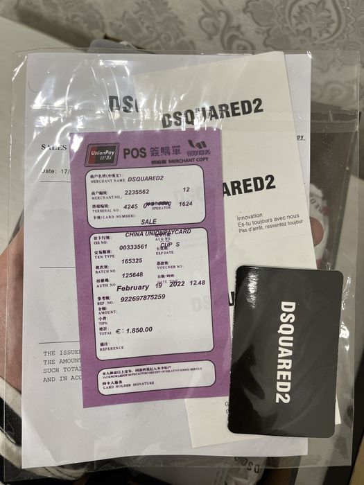 DSQUARED2 Оригинал casual/luxury sneakers