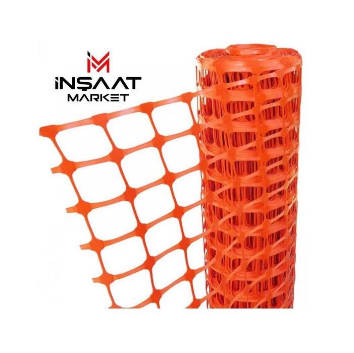 Сетка для ограждения, оранжевая