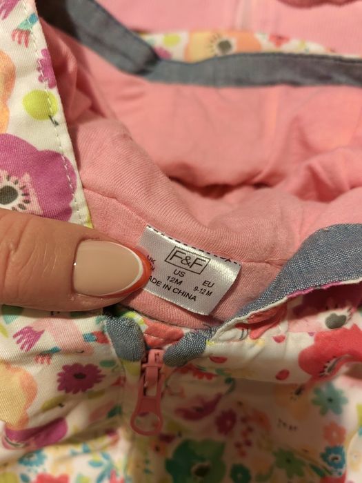 Lot haine fetițe măr 80