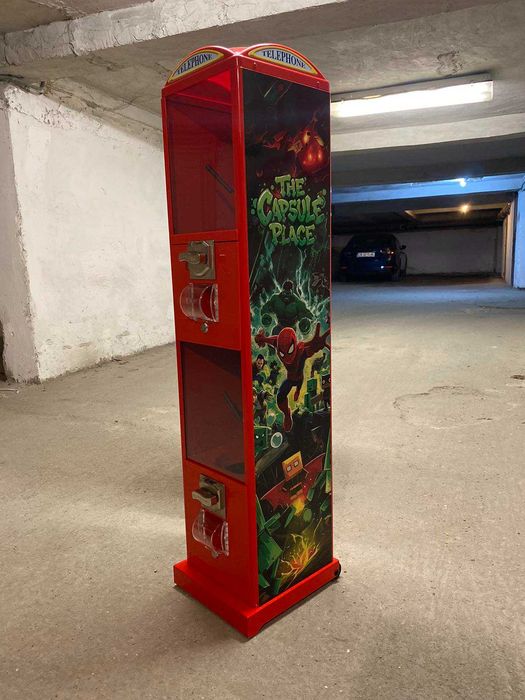 Вендинг машина за топчета и капсули - Телефон