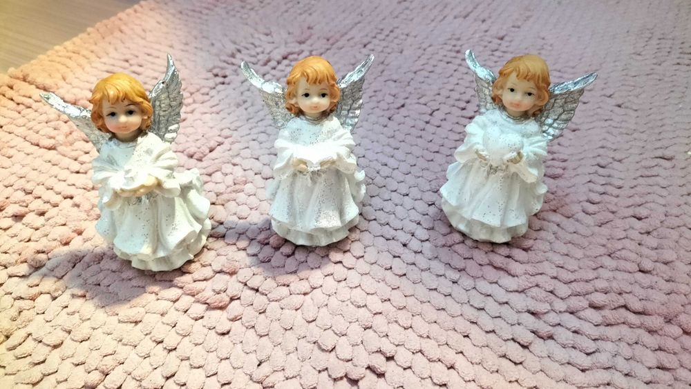 Îngerași Set 3 bucati 9,5 cm, nou
