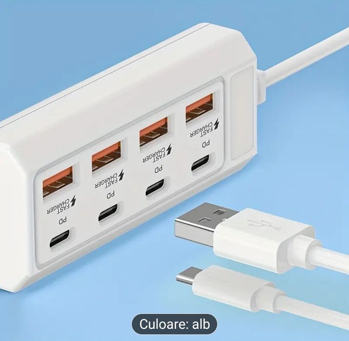 Cablu de încărcare rapidă, 10 in 1