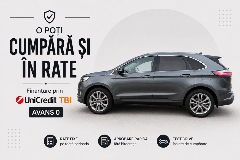 Ford Edge 2.0 EcoBlue 238 CP • AWD • Automat • Garanție 12 Luni