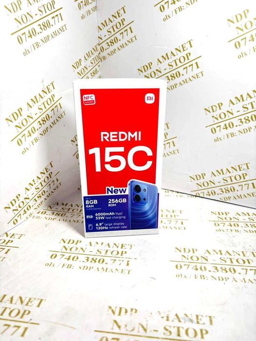 NDP Amanet Calea Mosilor 298 REDMI 15 C , NOU ( 48350)