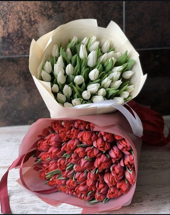 Тюльпаны на 8-марта