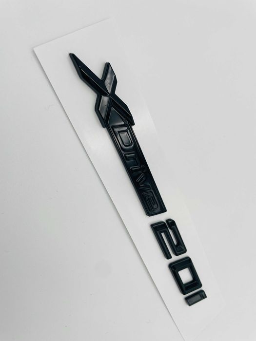 Emblema compatibila BMW x-drive 20i negru
