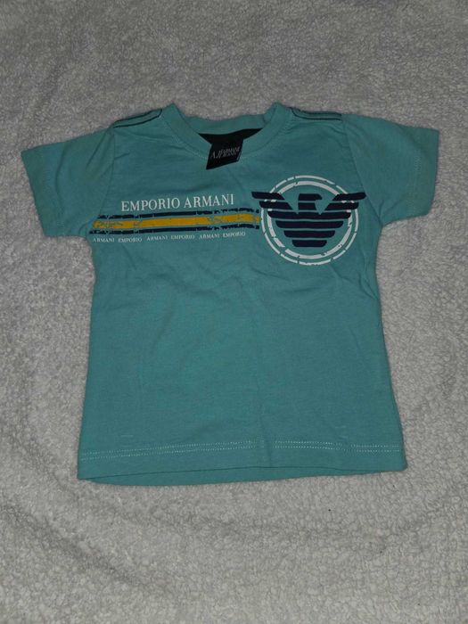 Лот от 4 Летни Тениски и 1 Гащеризонче - 9-12м