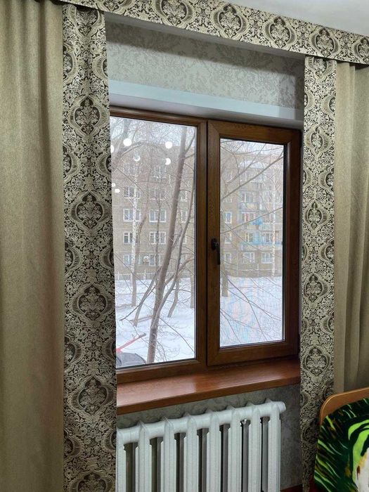 Шторы комплект плюс покрывало