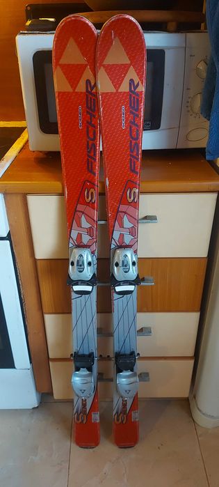 Ски 120 см, обувки 24.5, щеки по 85