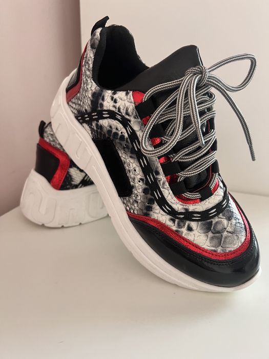 Adidasi noi din piele The Zeus- Enzo Bertini -38