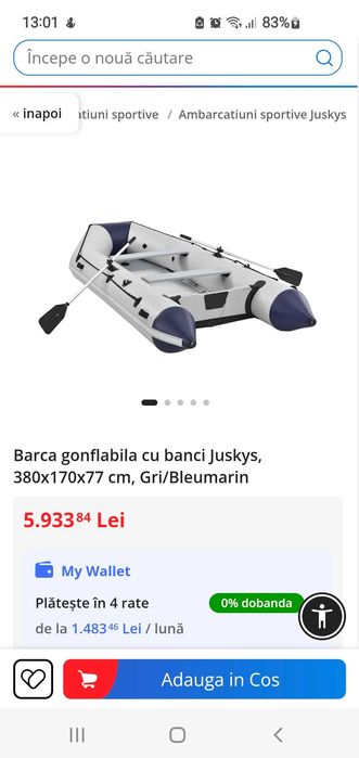 Barca gonflabila 3,60m