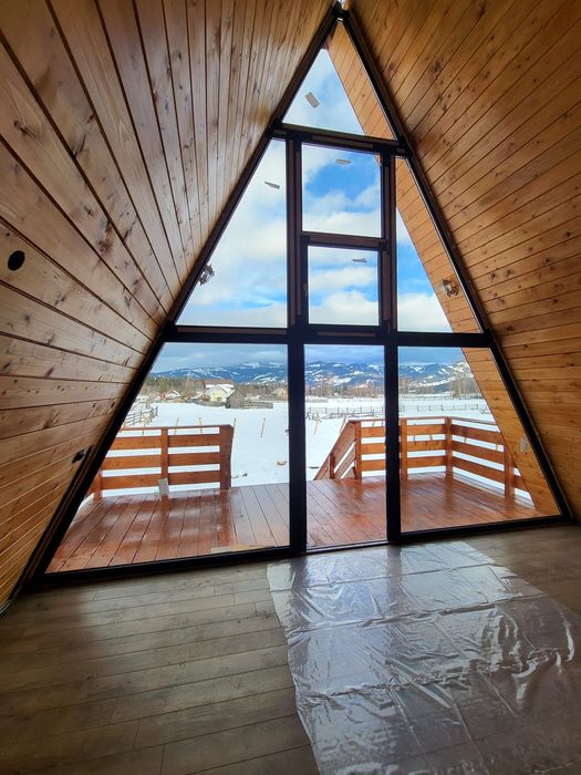 Proprietar vand Cabana A frame construcție noua