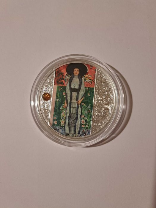 Сребърна монета по творчеството на Густав Климт