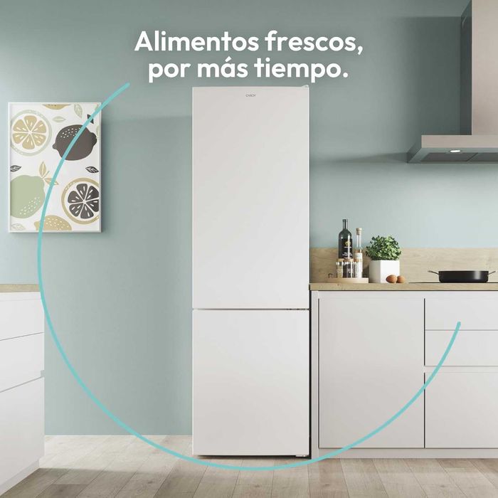 Нов хладилник/фризер CANDY CCT3L517EW, Low Frost, 260 л, 176 cm
