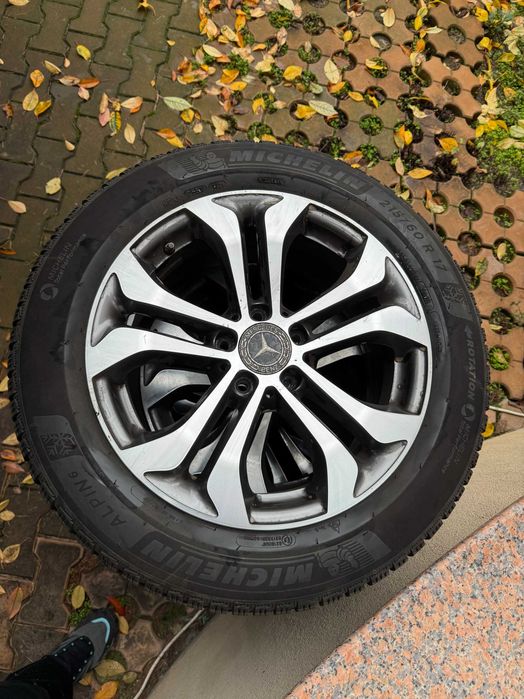 MERCEDES - MICHELIN ALPIN 6 -215/60 R17 IARNA  . Roti complete  4 BUC. MERCEDES .