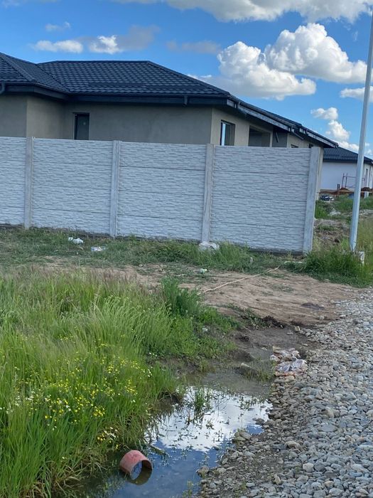 Gard din beton amprentat