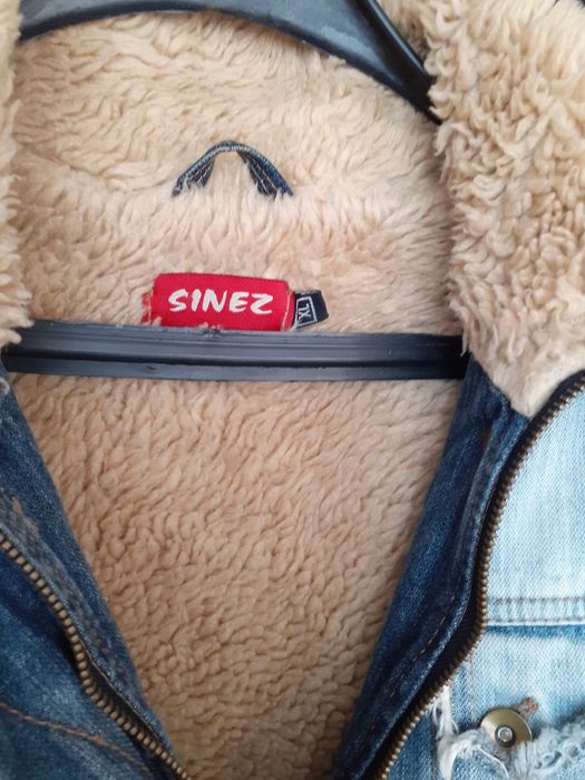 Зимно яке Деним,вталено