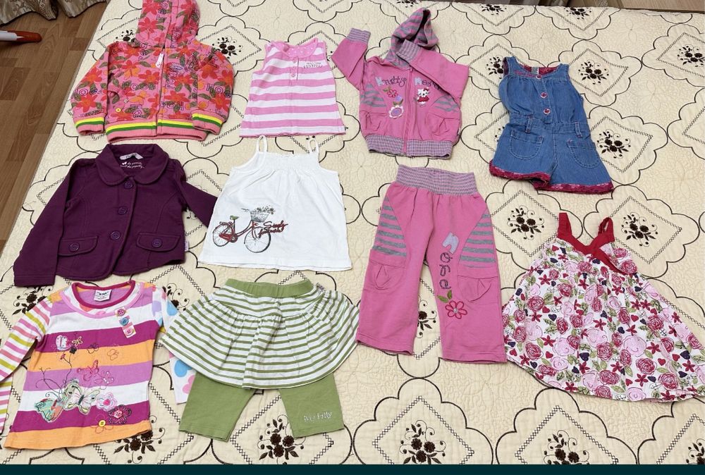 Одежда пакетом с 86 по 158 размер