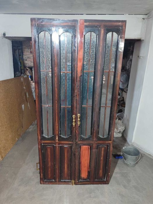 Двойные двери межкомнатные с рамой