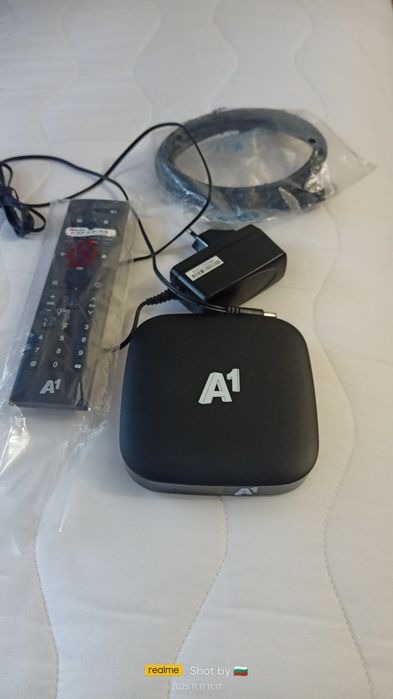 Тv. Box A1 с телевизия -