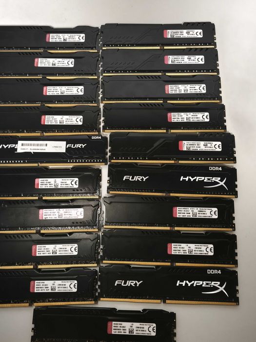 memorii ram kingston hyperx fury 8 gb ddr4 2133mhz 2400mhz 2666mhz pc