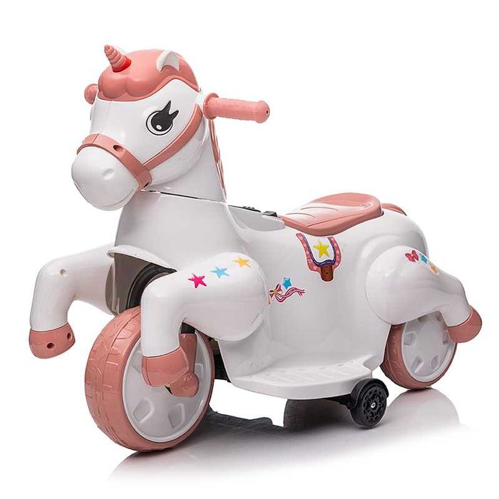 Tricicleta electrica pentru copii, Kinderauto Poney 40W 6V Pink Pal