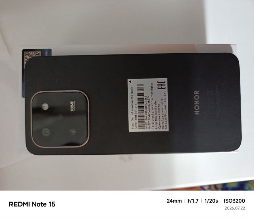 Honor X7d yengi hali