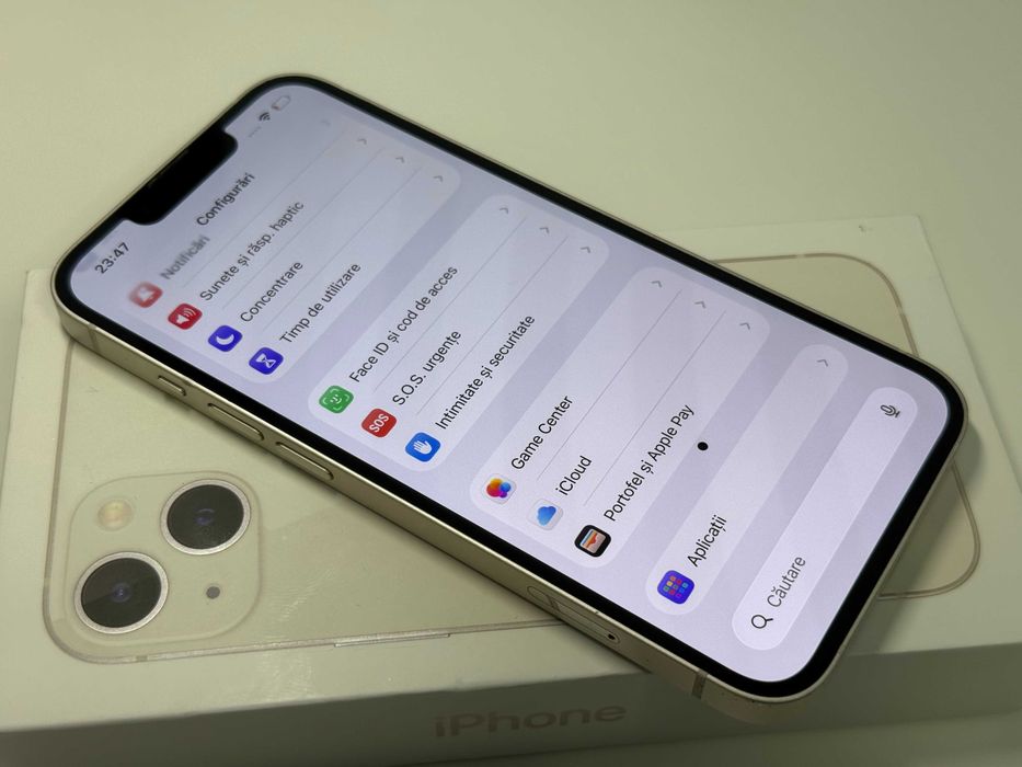 iPhone 13, White, 128Gb, Liber de retea, | Cod G787 |
