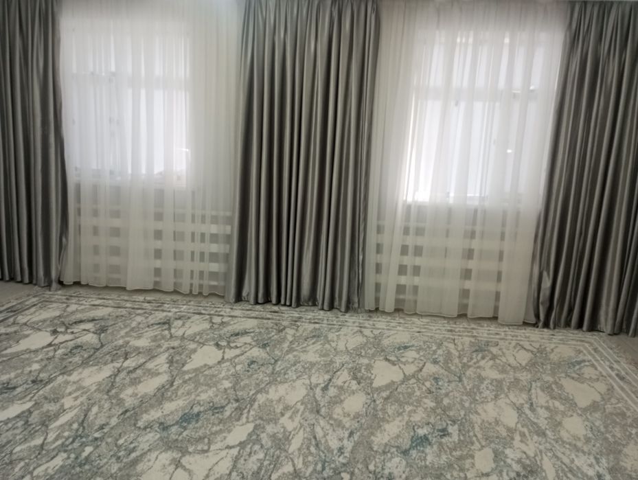 Перде почти новый узындығы 5.50 биіктігі 2.70