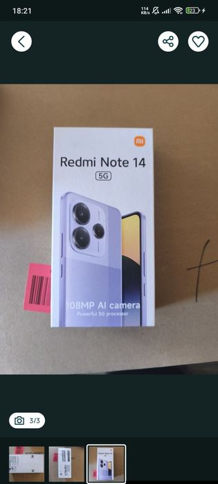 Redmi note 14 5g 256gb