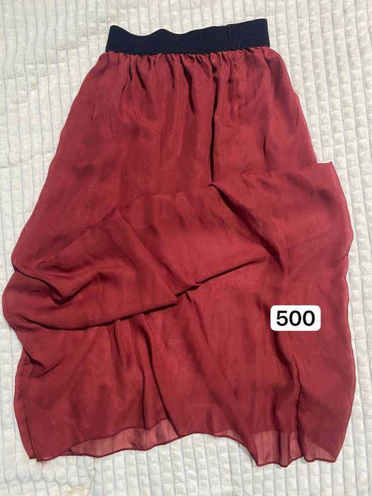 Джинсы прямые и юбка